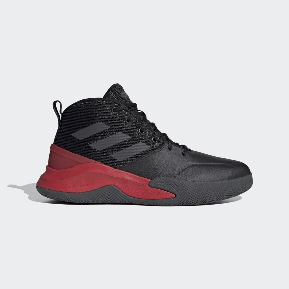 Adidasi Baschet Adidas Own The Game Barbati Romania - Negrii/Gri/Rosii Inchis EG0951